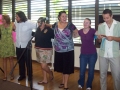 We honor the Keiki Ministry teachers by singing a song to them.