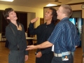 Trever, Ezekiel and Eric talk story.